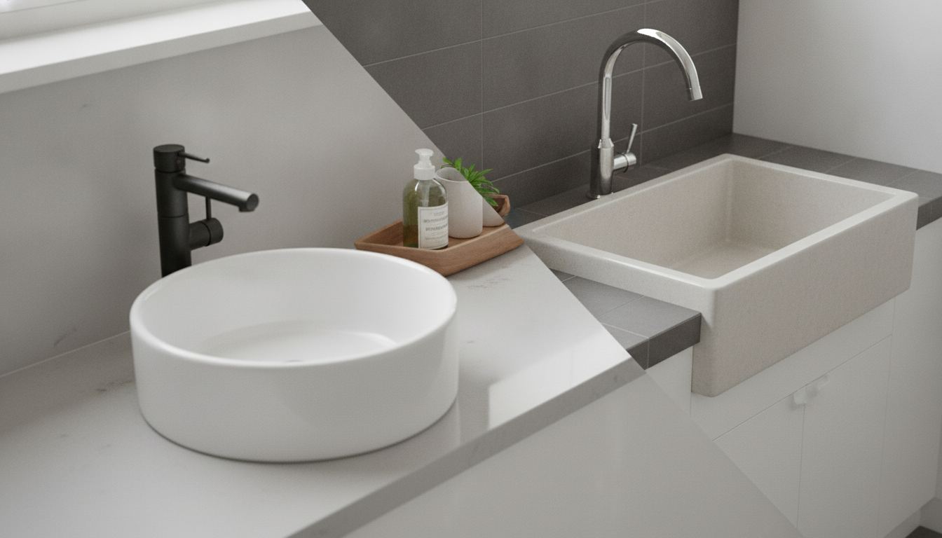 Porcelain vs Ceramic Sinks: Which One Is Better?
